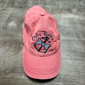 Outer Banks Pink Anchor Hat O/S